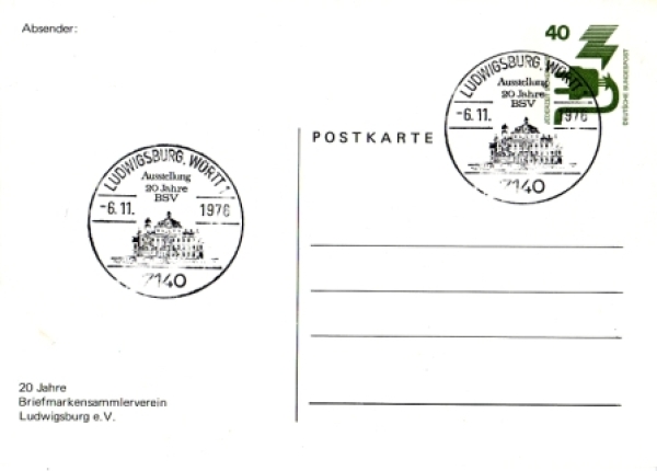 Ludwigsburg - D 1976 11 001 ●